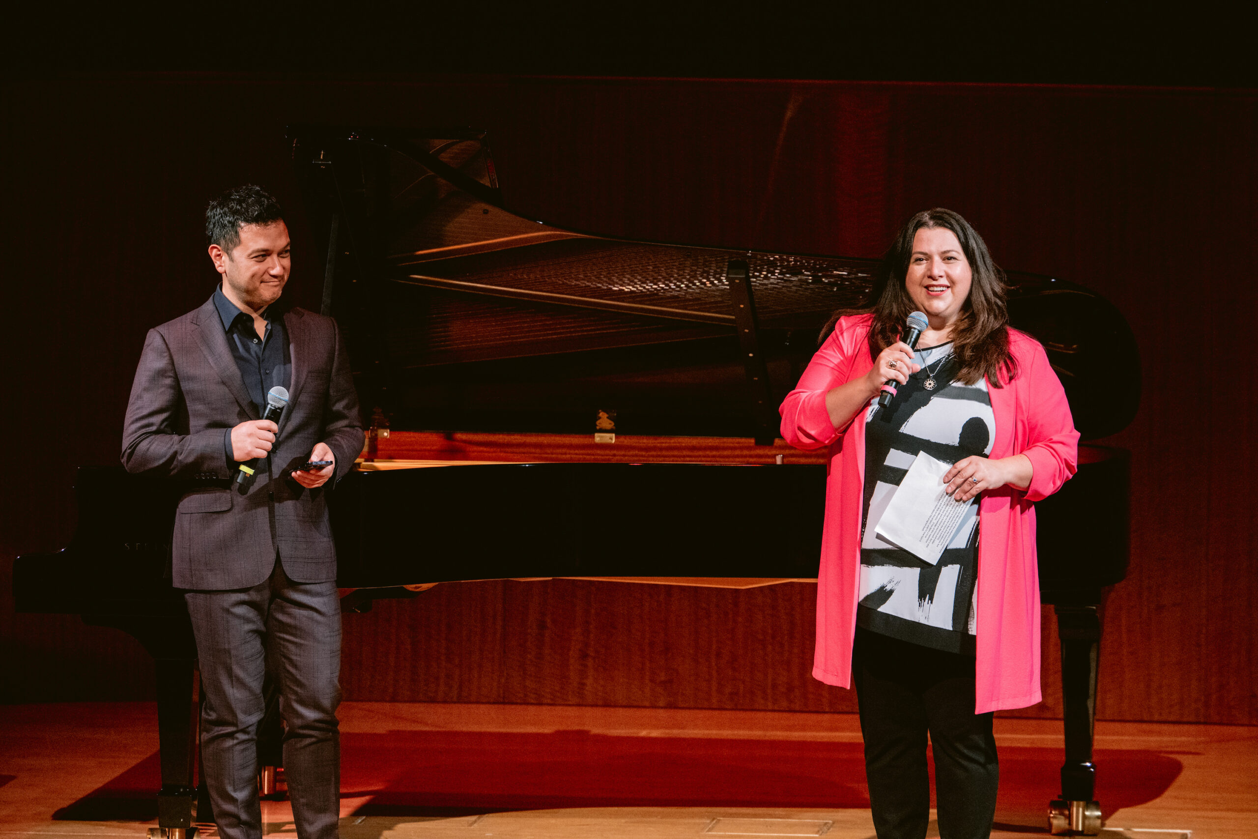 Tenor Nicholas Phan and Carrie-Ann Matheson, San Francisco Opera Center Artistic Director, co-curators of Merola Opera Program's uplifting vocal and piano concert, "Metamorphosis: Recovery, Renewal, and Rebirth,"