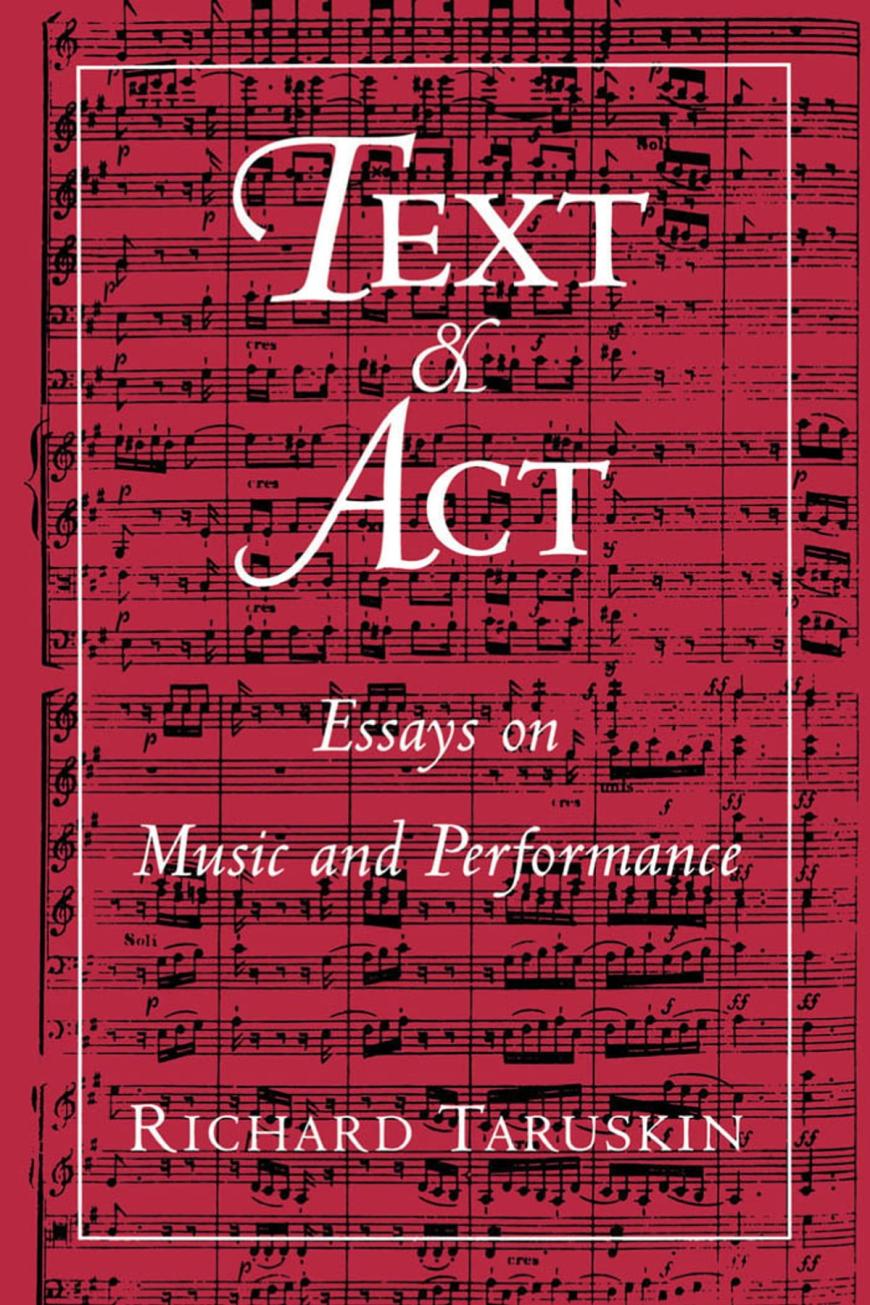 Cover of Text and Act