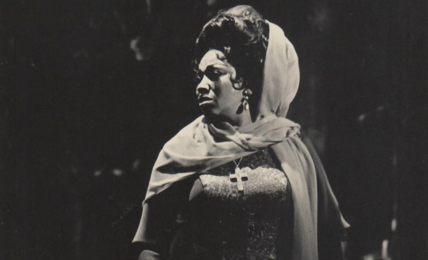 Leontyne Price in Dialogues of the Carmelites; the online hub has excerpts from her 1971 Trovatore with SF Opera | Credit: Robert Lackenbach/SF Opera