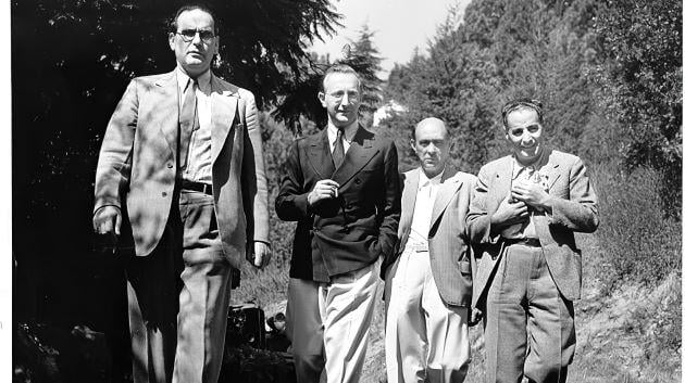 Otto Klemperer, Arnold Schoenberg, Ernst Toch, Santa Monica Hills