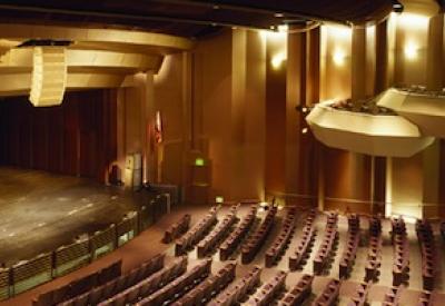 The empty Lincoln Theater, Napa Valley Symphony's venue