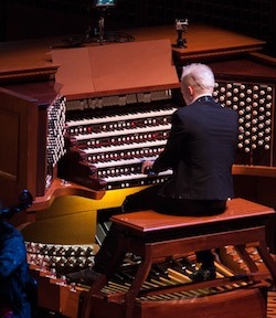 Organist Cameron Carpenter <br>Photo by Kristen Loken