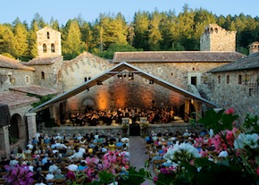 Festival concert in Castello di Amorosa in Napa