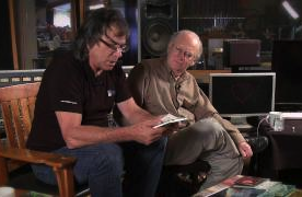 Lieberman with Mickey Hart, his coauthor for several books
