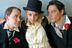 Justin Gillman (Freddy), with Hafen and Moreno 