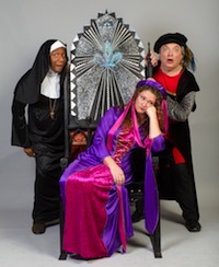 Darron Flagg, Jennifer Ashworth and Michael Mendelsohn in <em>Count Ory</em> Photo by Mark Janks