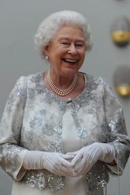 Queen Elizabeth, 86, at the Jubilee event Photo by Carl Court