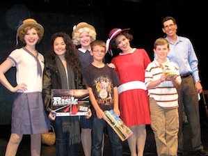 photo: Kids and cast members at a family matinee
