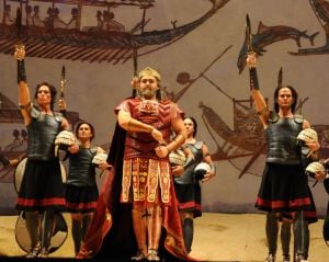 Alexander Boyer as the King of Crete<br>Photo by Pat Kirk