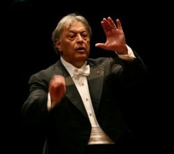 Israeli Philharmonic Orchestra conductoer Zubin Mehta