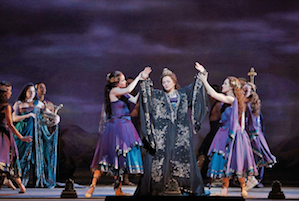 Patricia Racette in Mefistofele, which will be seen on KQED on Sept. 25