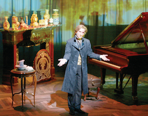 Hershey Felder portrays the great Romantic composer and pianist in “Monsieur Chopin” at the Berkeley Repertory Theatre through next week.