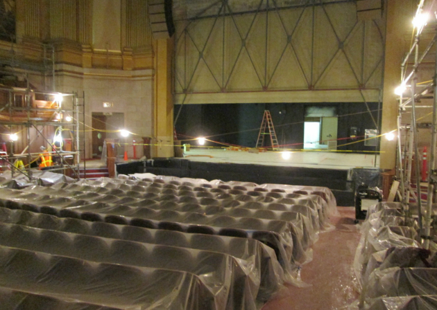 Herbst Theater today, four months before reopening