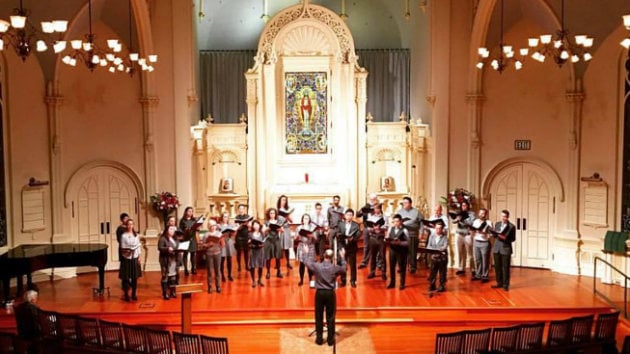Volti performing at St. Mark Lutheran Church (Photo courtesy of Volti San Francisco)
