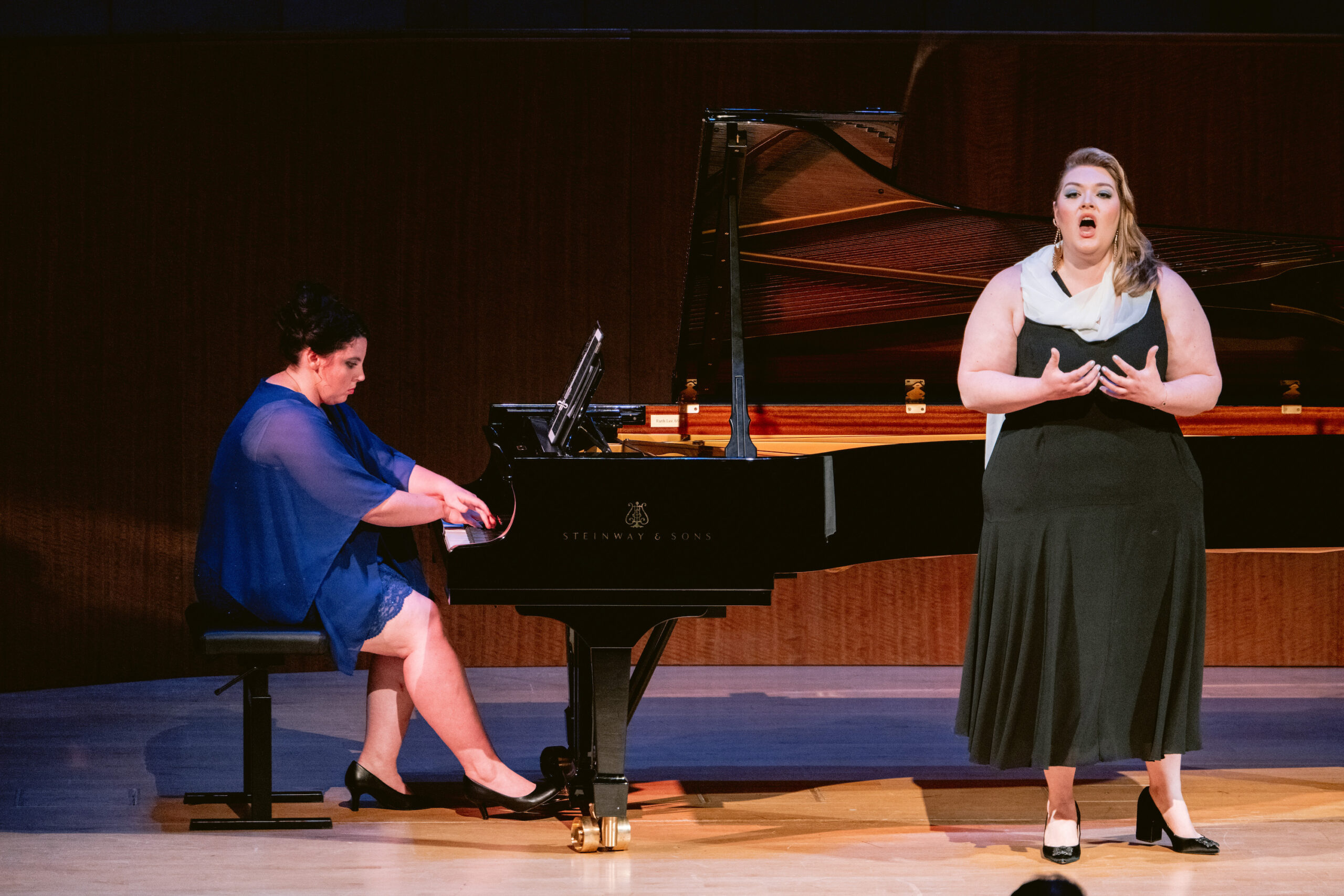 Pianist Deborah Robertson and mezzo-soprano Simona Genga performing Franz Schubert's "Die junge Nonne"  | Credit: Kristen Loken