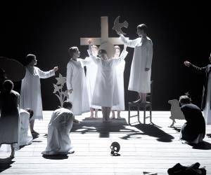 Interlude before “Salve regina,” the last scene of Francis Poulenc’s Dialogues of the Carmelites
