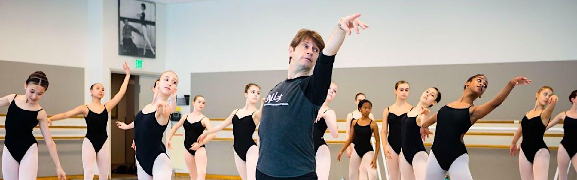 Patrick Armand teaching at SF Ballet School