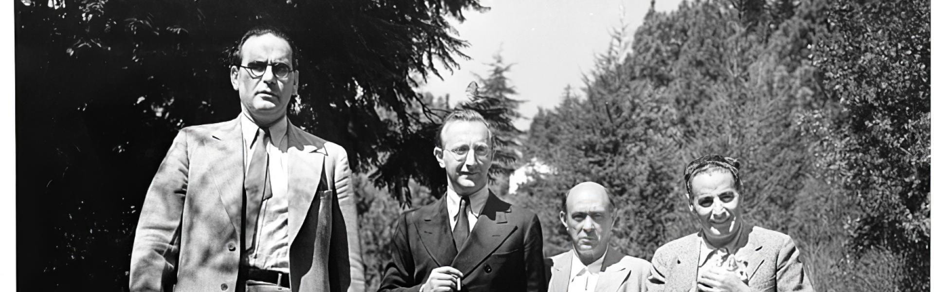 Otto Klemperer, Arnold Schoenberg, Ernst Toch in Santa Monica