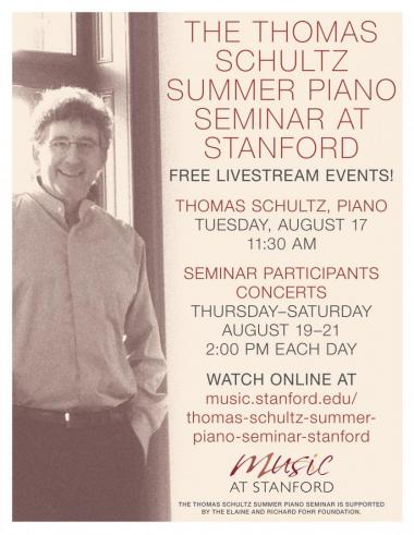 Thomas Schultz Summer Piano Seminar at Stanford Concert [1]