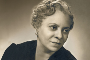A sepia photograph of Florence Price.