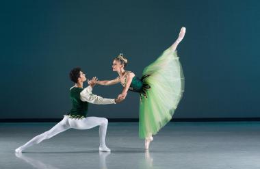 The Miami City Ballet performs Friday–Sunday, September 23–25, 2022 in Zellerbach Hall. Pictured: Emeralds. (credit: Courtesy of Miami City Ballet)