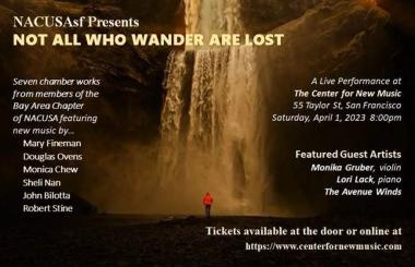 NACUSAsf presents "Not All Who Wander Are Lost"