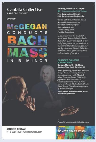 McGegan Conducts Mass in B Minor