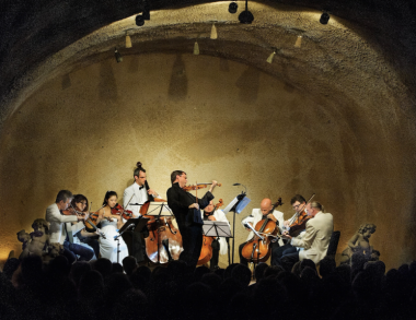 Music in the Vineyards concert in the Clos Pegase cave theater