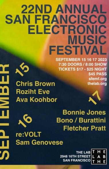 22nd Annual SF Electronic Music Festival