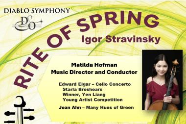 Rite of Spring, Elgar Cello Concerto, with Image of Starla Breshears
