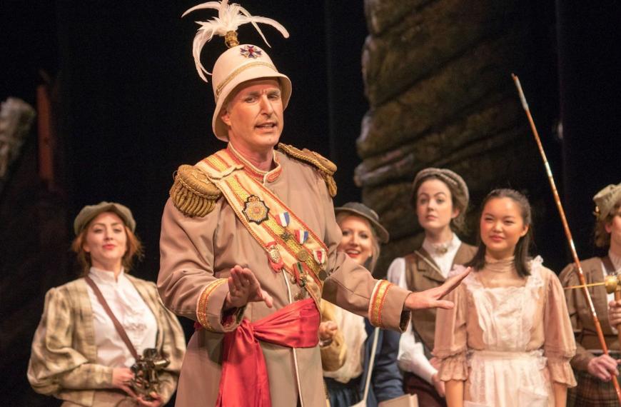 Lawrence Ewing as the Major General in "Pirates of Penzance"
