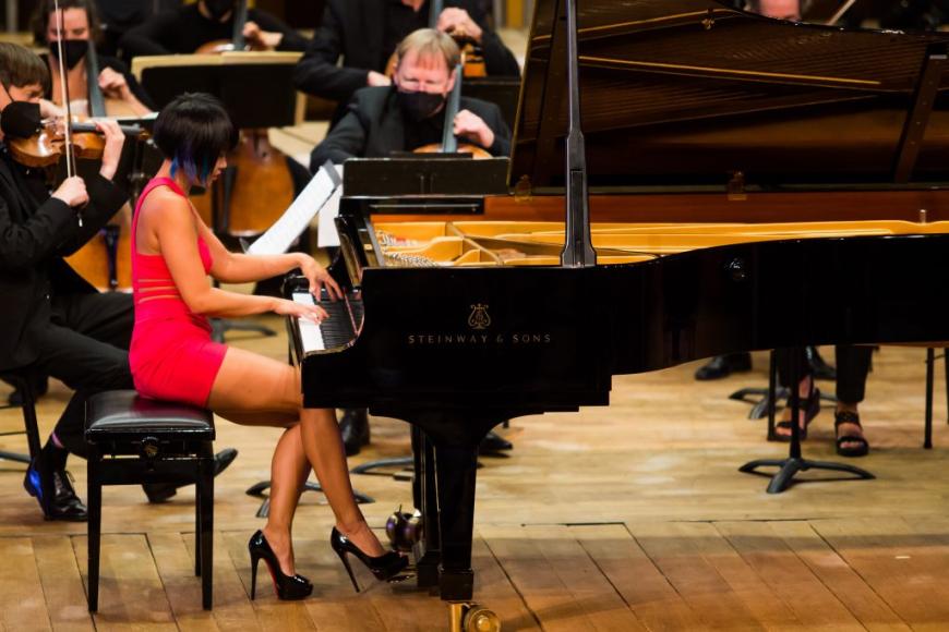 Yuja Wang with the Mahler Chamber Orchestra