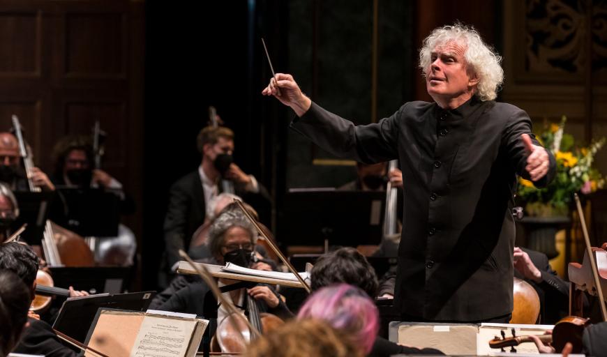 Simon Rattle and the London Symphony Orchestra