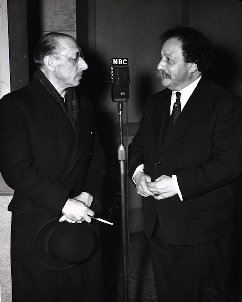 Stravinsky and Pierre Monteux
