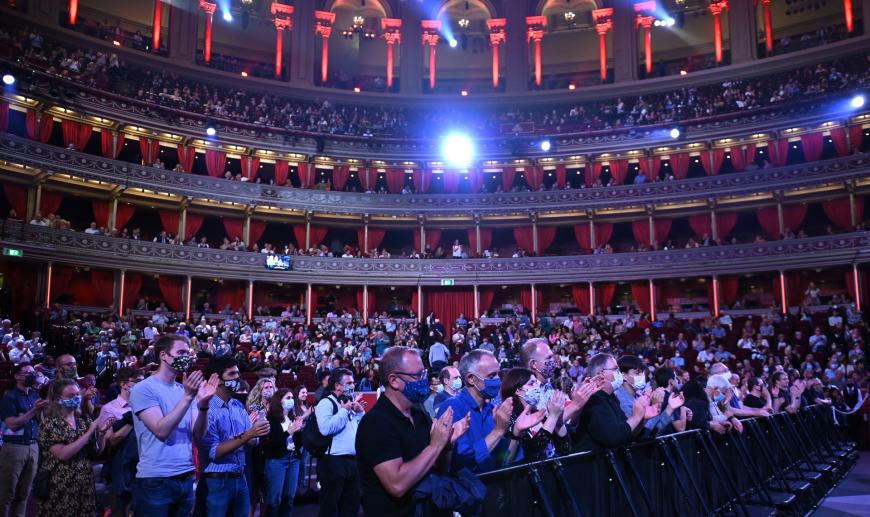 Crowd at the BBC Proms 2021