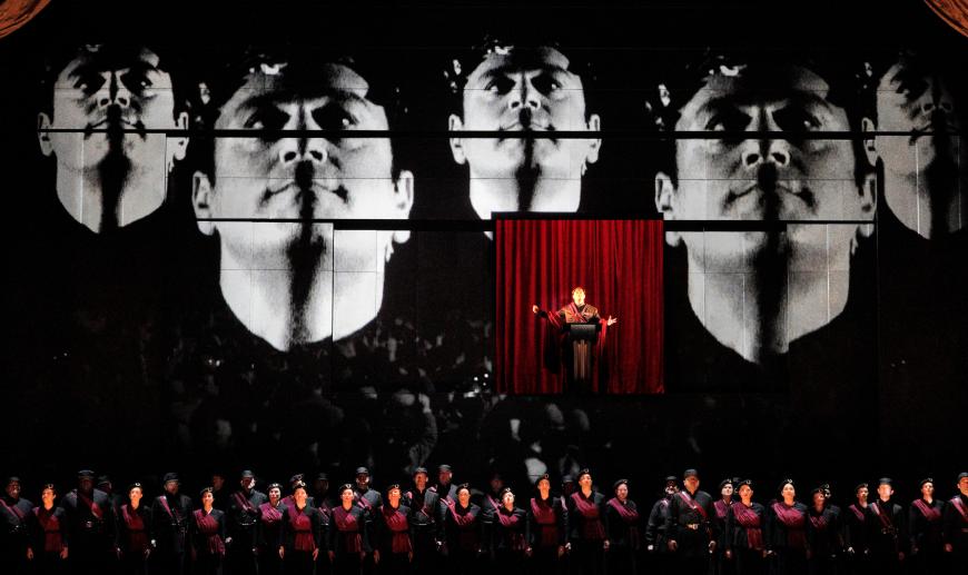 Paul Appleby and the San Francisco Opera Chorus