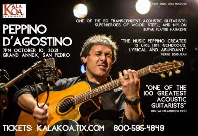 Acclaimed Acoustic Guitarist Peppino D’Agostino 
