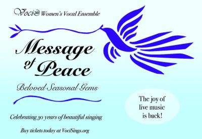 graphic for Message of Peace concert