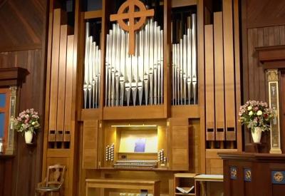 Bigelow pipe organ at St. Paul's Episcopal Church, Healdsburg