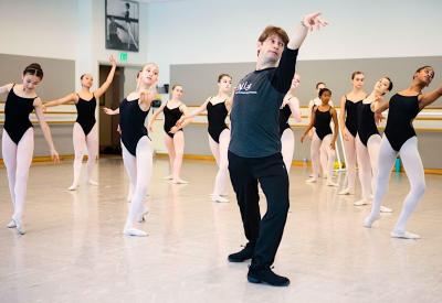 Patrick Armand teaching at SF Ballet School