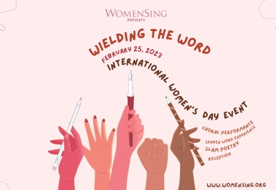 Wielding the Word, An International Women's Day Concert/Event