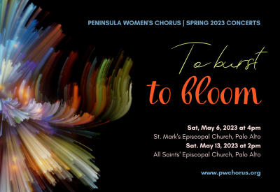 PWC Spring 2023 Concert To burst to bloom