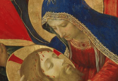 Lamentation Over the Dead Christ by Fra Angelico (1436-1440)