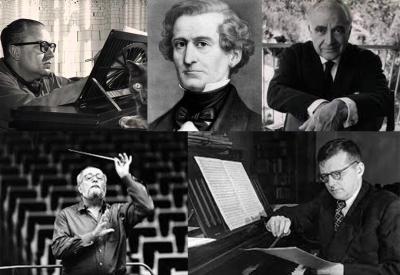Image of composers whose music will be featured in the class series.