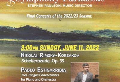 Symphony Parnassus performing Nikolai Rimsky-Korsakov and Pablo Estigarribia