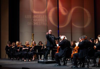 Music Director Jaime Martin conducts Los Angeles Chamber Orchestra