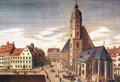 Thomaskirche, 1735, Artist Unkown