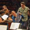 Composer Huang Ruo works with Cabrillo musicians
