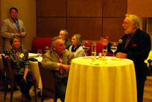 Ruben Armiñana speaks; on his right: Sanford Weill 