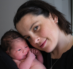 February's choral newcomer, Isabella, daughter of Elaine, daughter of Ian Robertson 